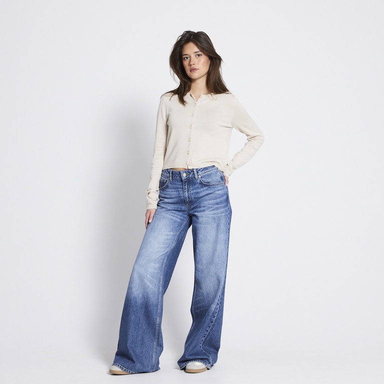 Fine-knit cardigan "Stine"